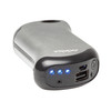 Zippo HeatBank® 9s, 9 Hour USB Rechargeable Hand Warmer, 6 Settings, Silver 40584
